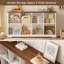 Bibliothèque de rangement pour 8 cubes