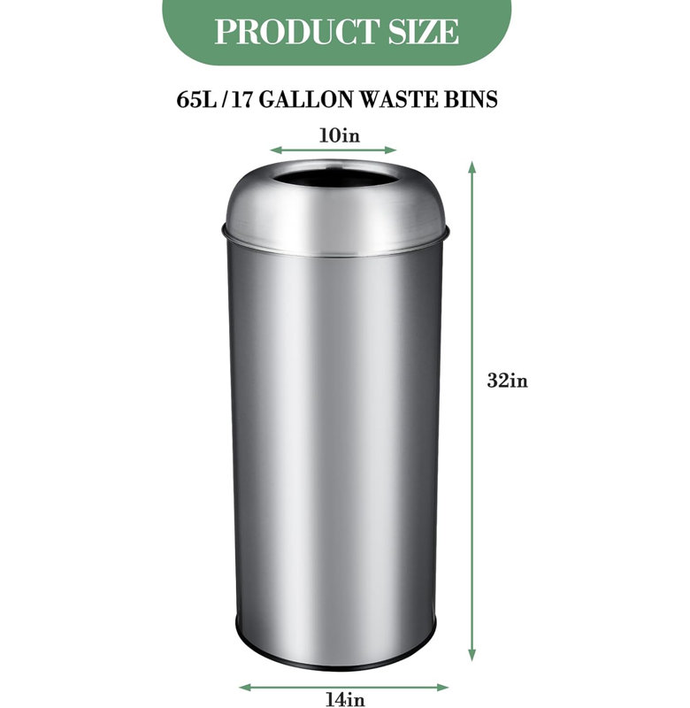 Poubelle de cuisine 65L / 17Gal