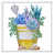 Cadre flottant blanc