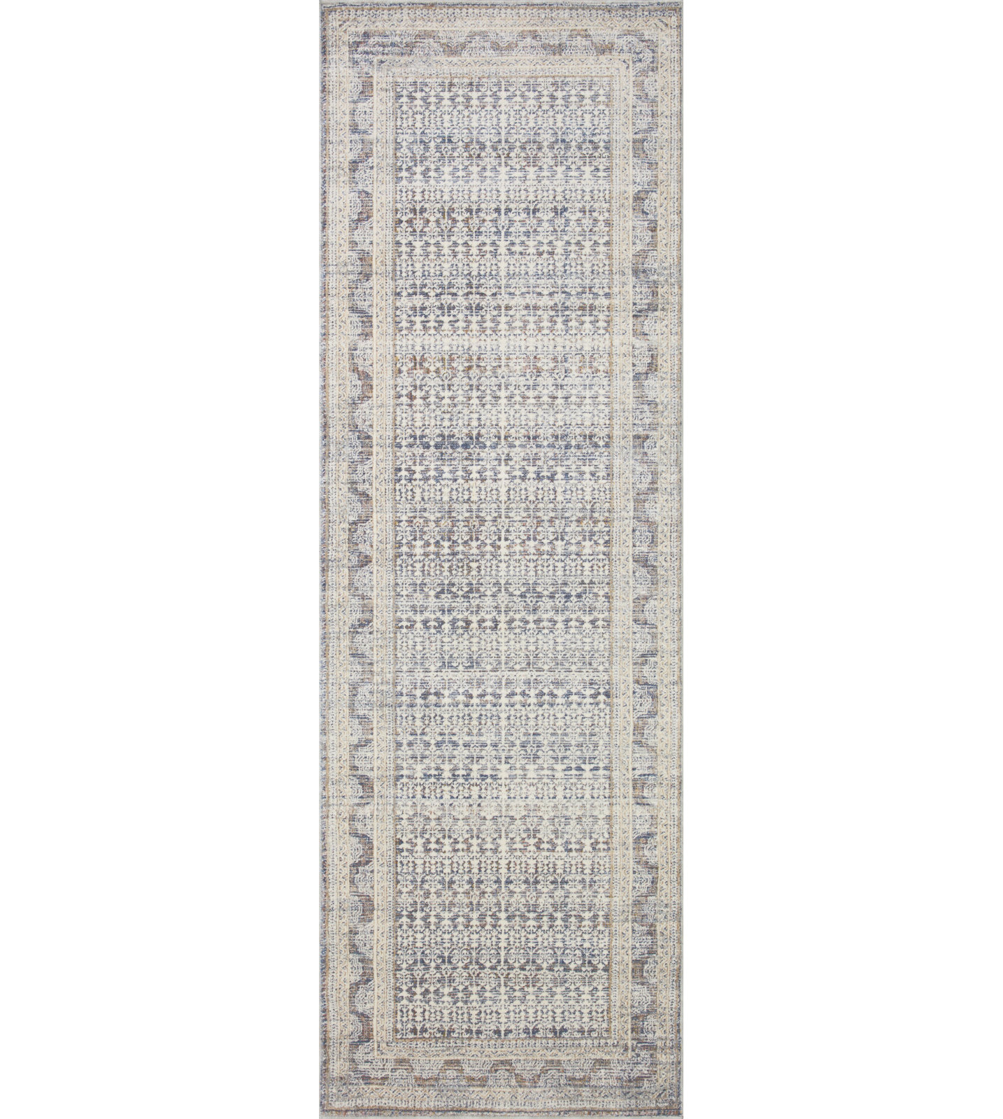 Amber Lewis x Loloi Zuma Ocean Multi Oriental Rug, Runner 2'7" x 10'