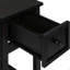 Table compacte avec 1 tiroir et 1 tablette fixe, tiroir de rangement