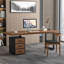 Bureau de direction rectangulaire en bois massif avec tiroirs Nut-brown-1256338118-1256338114