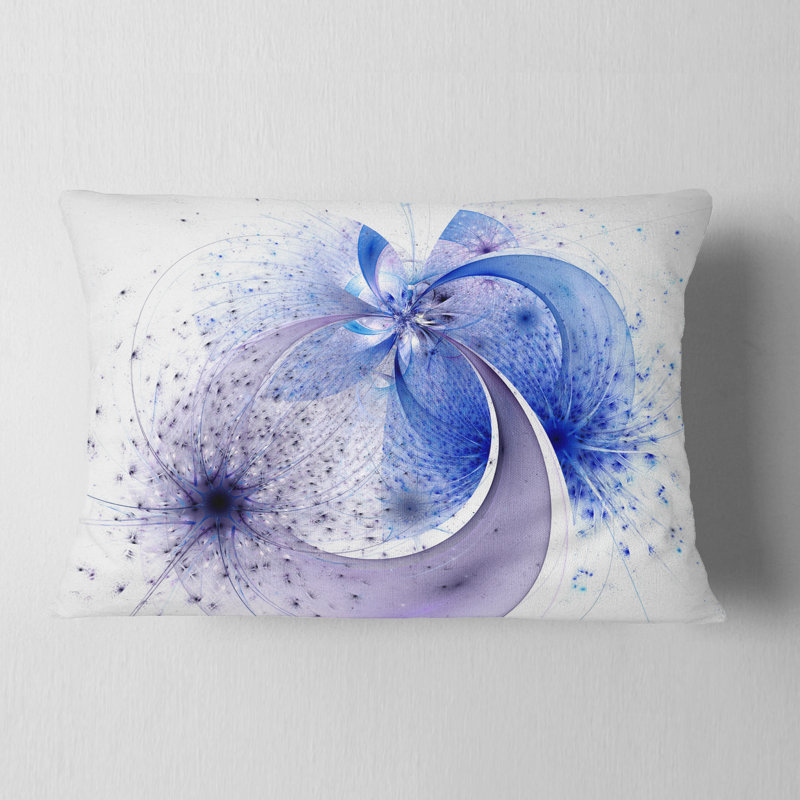 Coussin lombaire en fleur symétrique floral
