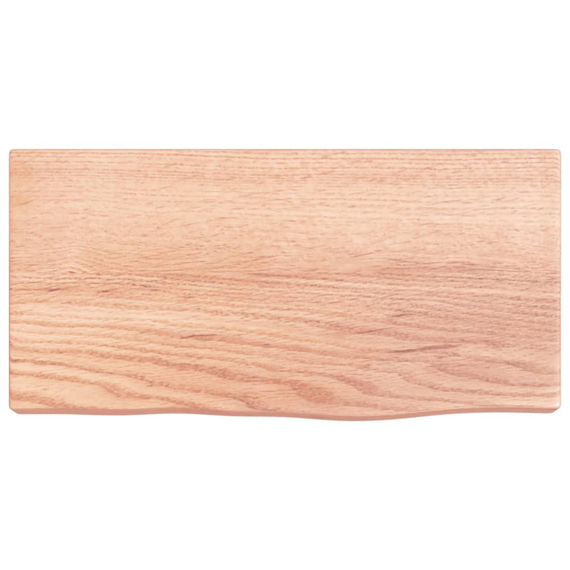 Clintonpark Oak Solid Wood Floating Shelf, 4 cm H x 40 cm W x 20 cm D