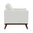 Khadeshia Mid-Century Modern Accent Chair, Lounge Chair, Armchair, Reading Chair with Leather/Mesh Upholstery and Birch Wood Legs-625994062