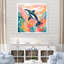 «Aquatic Elegance Dolphin Impression», art mural dauphin animaux-601125633-568136452