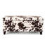 Rangement avec velours brun et design contemporain, l 39,00 po, P 19,00 po, H 16,25 po, assemblage requis, large, profond, haut, rangement intégré, facile