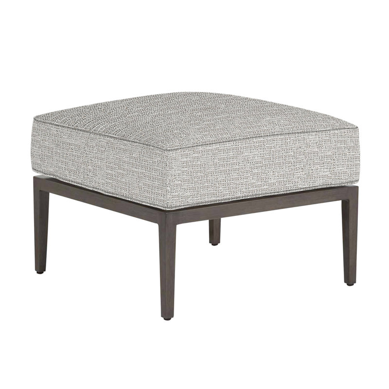 Repose-pieds en aluminium Santa Barbara - Gris ardoise, Trépointe, Caramel tweed