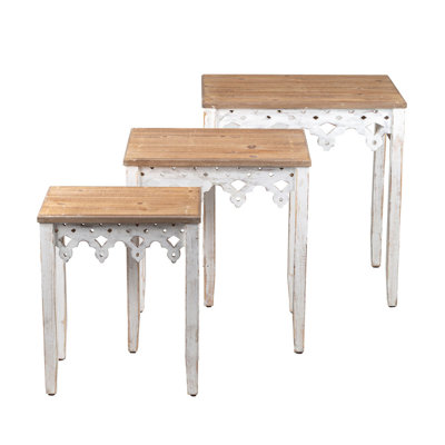Solid Wood Top Nesting Tables