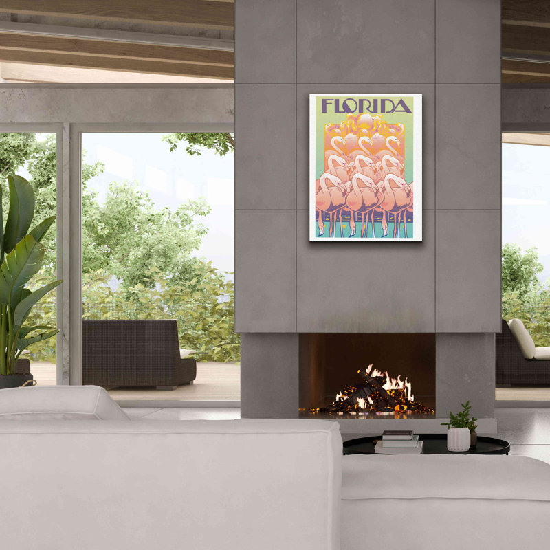 «Epic Graffiti 'Florida» par David Chestnutt, impression giclée sur toile par David Chestnutt, H 34 po x l 26 po x P 1,5 po