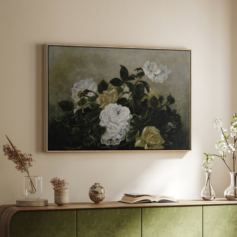 Paysage rétro - CCLVII, Toile tendue, H 25 po x l 37 po x P 1,5 po