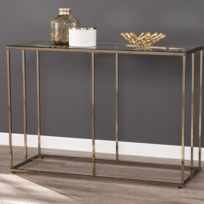 Nicholance 42'' Glass Top Console Table