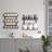 Wall Spice Rack with Adjustable Racks