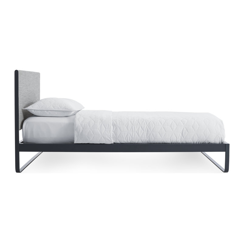 Me Time Upholstered Bed, Full, Tait Charcoal/Slate