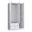 Armoire Haddam, chambre à coucher, blanc-63872464