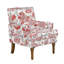 Chaises décoratives confortables en tissu de bois de style floral pour la maison