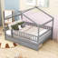 Lit en bois avec 2 tiroirs, toit et garde-corps-7425714-7425710