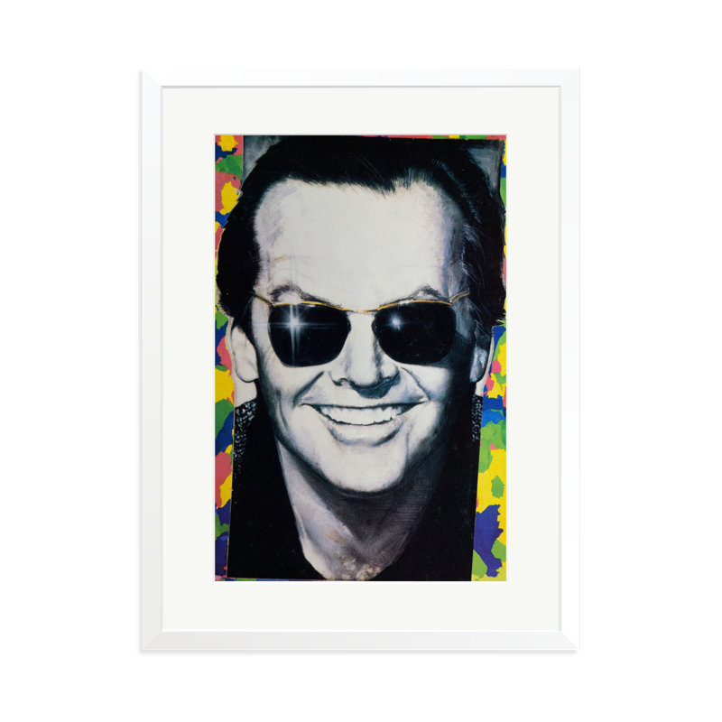 Jack Nicholson, White, 31" H x 23" W