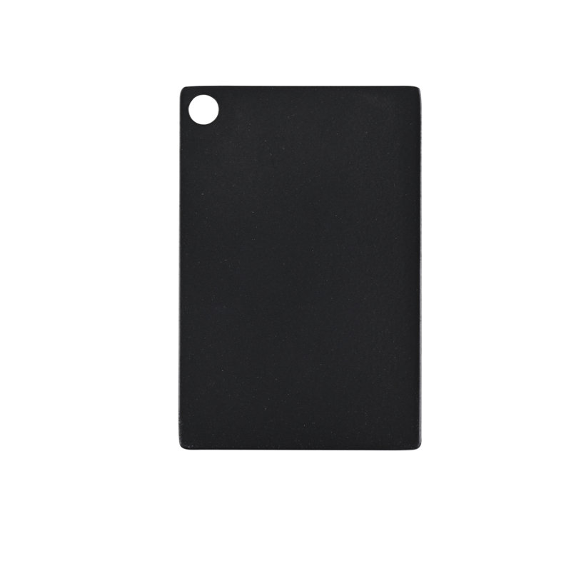 Elegant Kitchen and Bath Metal Finish Sample in Matte Black