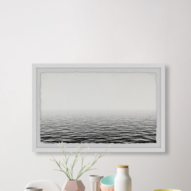 Colourless Sea - Single Picture Frame Print, 20cm H x 30cm W x 3.81cm D