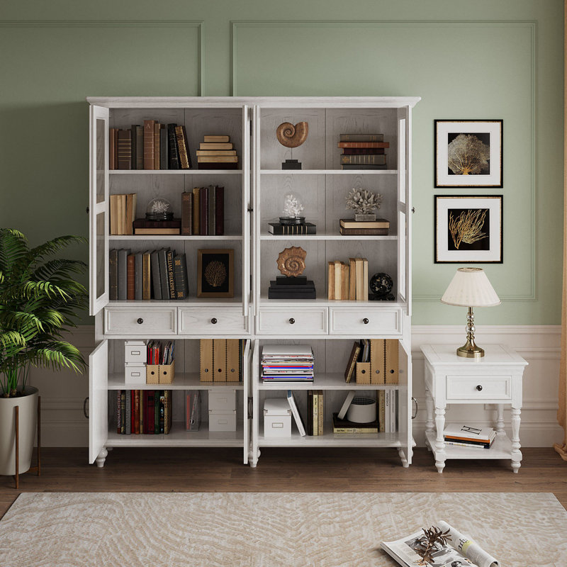 American-style minimalist display cabinet bookcase
