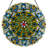 22"H Mayers Victorian Pieced Webbed Heart-Stained Glass Panel