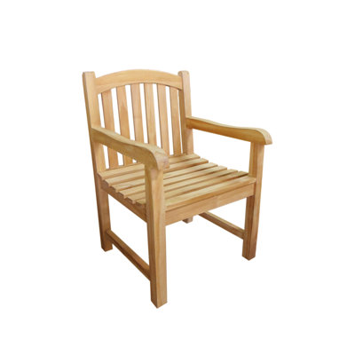 Chaise longue d'extérieur en teck