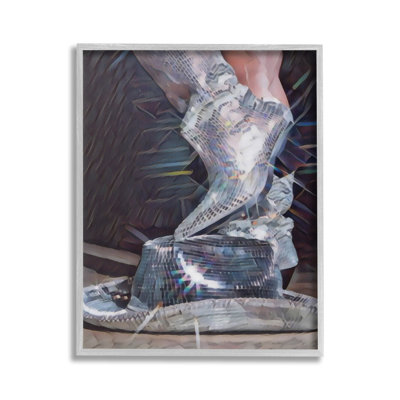 DiscoSparklesCowgirlGicleeArtbyJesseKeith