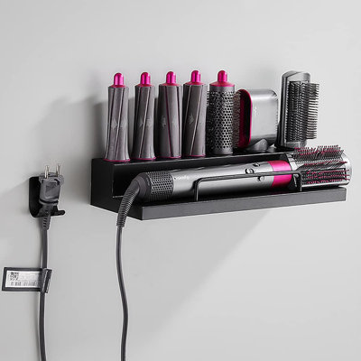 Storage Holder for Dyson Airwrap Curling Iron Accessories Wall Mounted Rack Bracket Stand