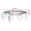 Baio Steel Outdoor Bench