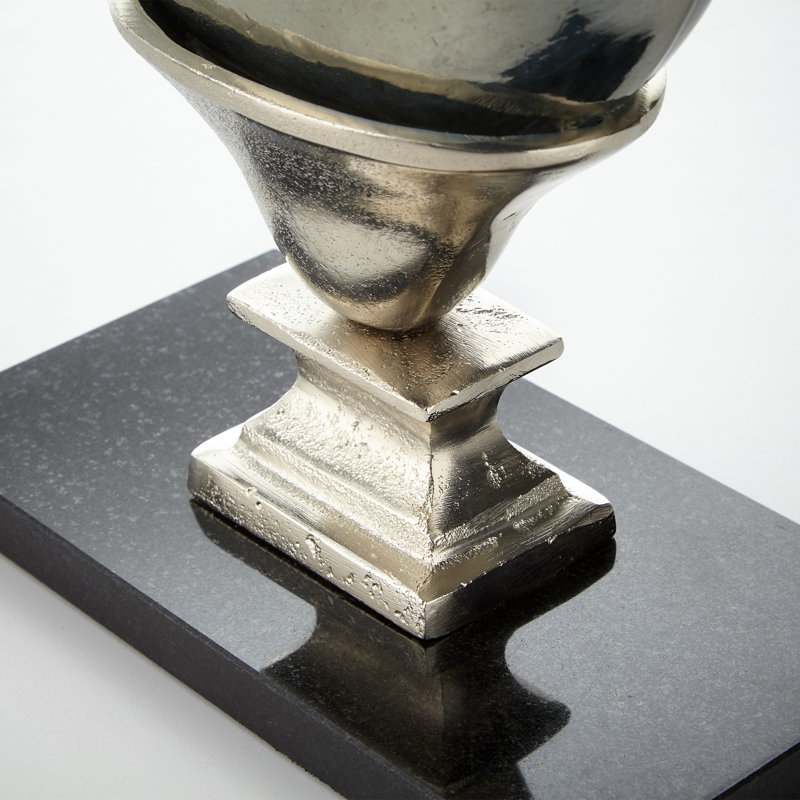 Glass Table Vase, 17.25" H x 7.25" W x 5" D