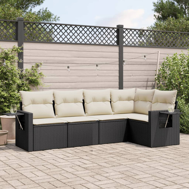 Ensemble de canapé de jardin Vidaxl PE