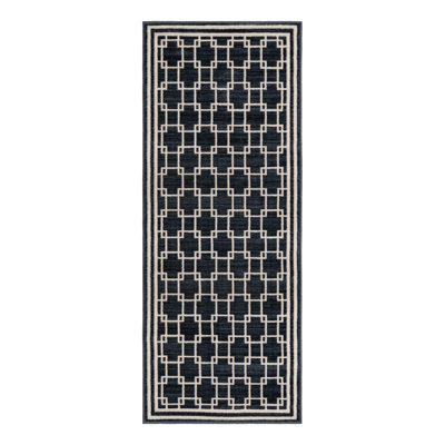 Jill Zarin Metropolitan Uptown Rug Navy Blue