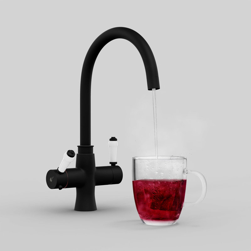 Fohen Touch Kitchen Faucet, Matt Black