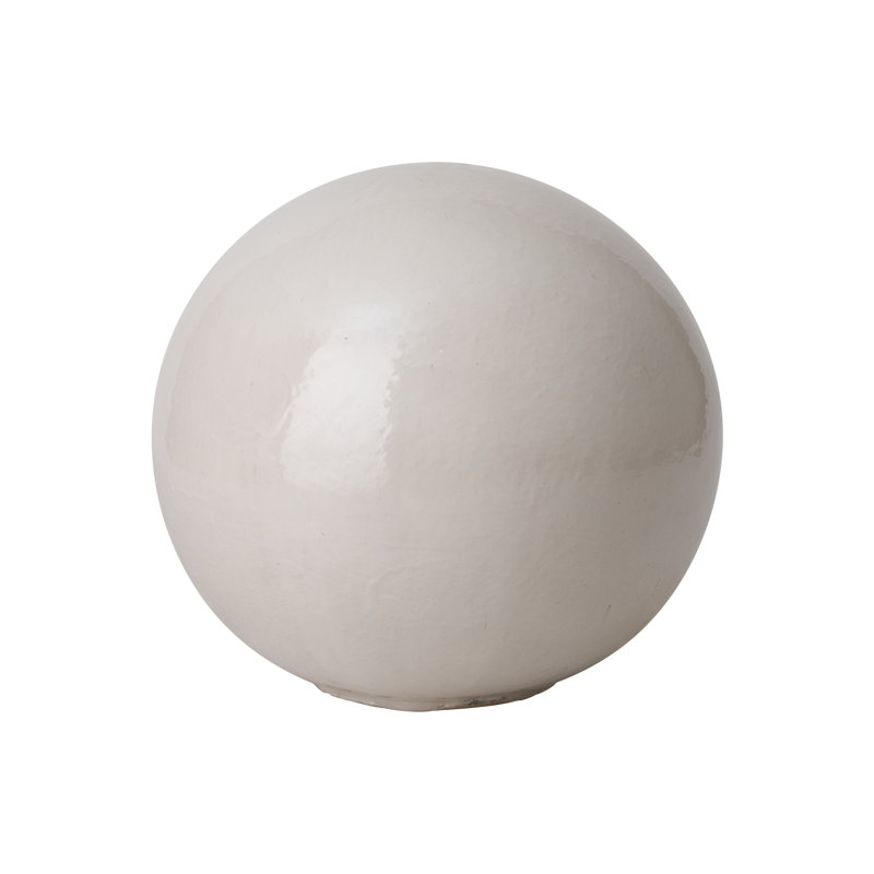 Boule de paysage blanche, 20 po, H 24 po x l 24 po x p 24 po