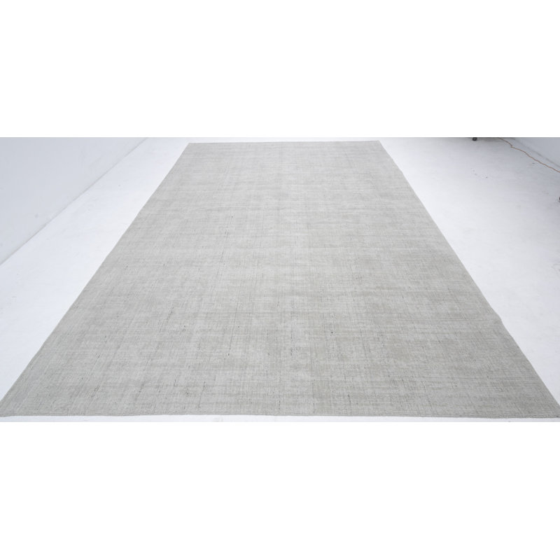 Area Rug in Silver