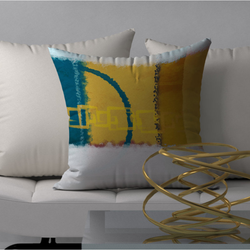  Housse et insert de coussin carré Efficient Dimple, 18 po x 18 po