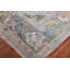 Grand tapis indien fait à la main en laine gris Oushak 10 x 14