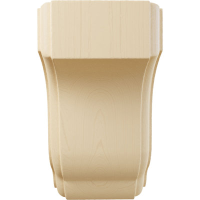 2 1/2"W x 2 3/4"D x 4 1/2"H Capistrano Mission Corbel, Maple