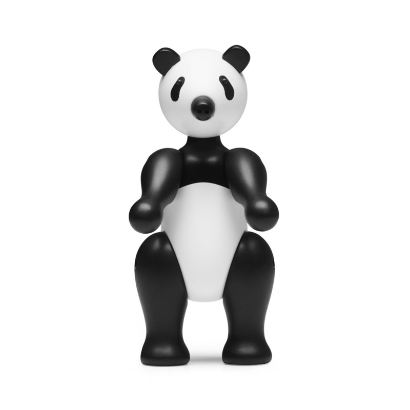 Pandabear Figurine, 9.8" H x 6.3" W x 3.7" D