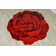 Tapis floral rouge Baseeth