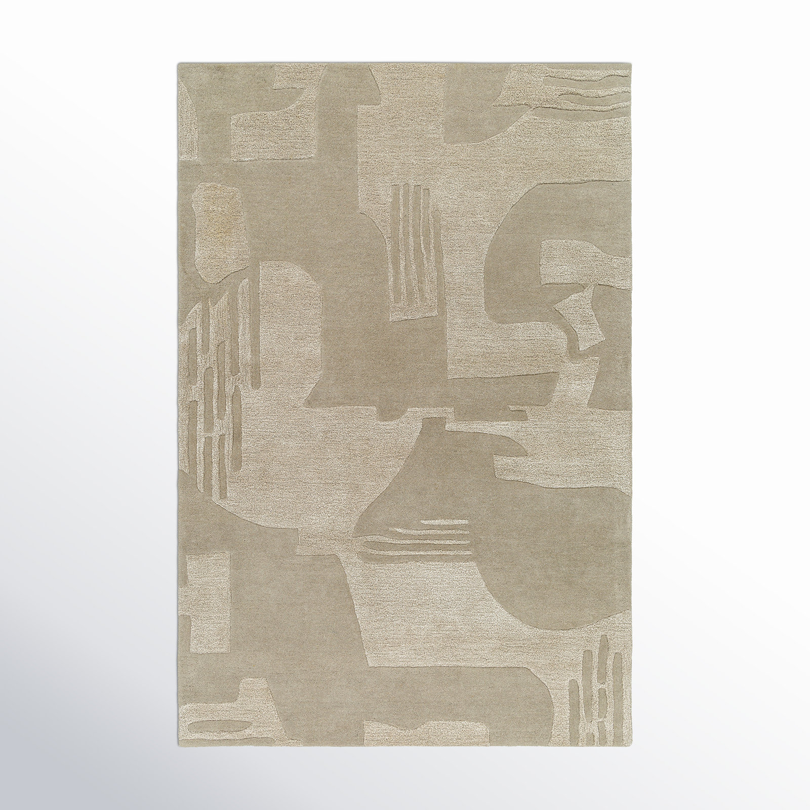 Raki Hand-Tufted Abstract Rug, Rectangle 2' x 3'