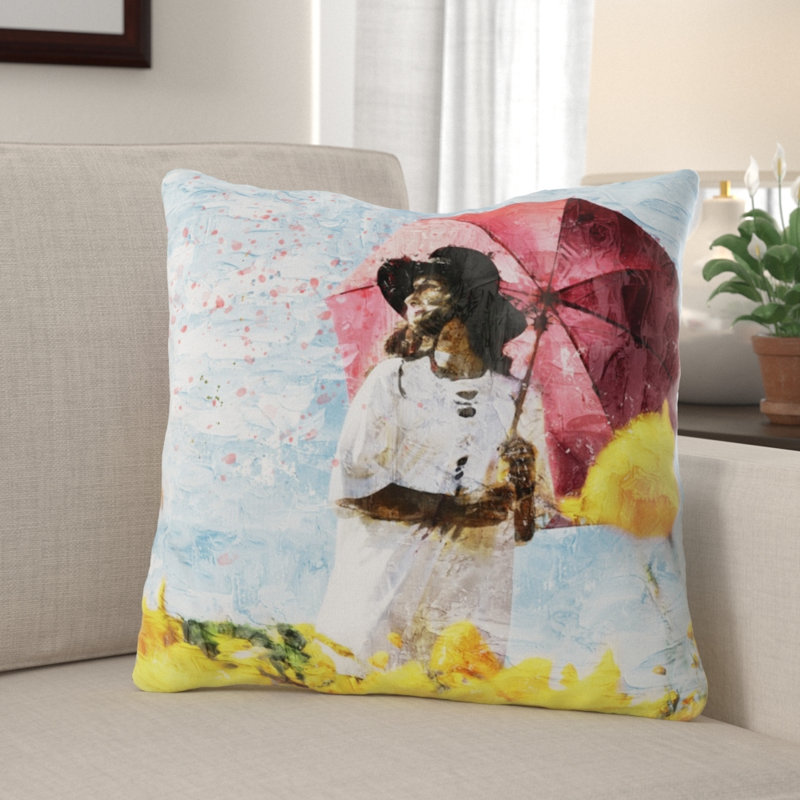 Coussin Dipalma Girl, Intérieur, Micro suède
