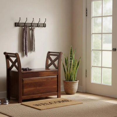 Derene Solid Wood Storage Bench