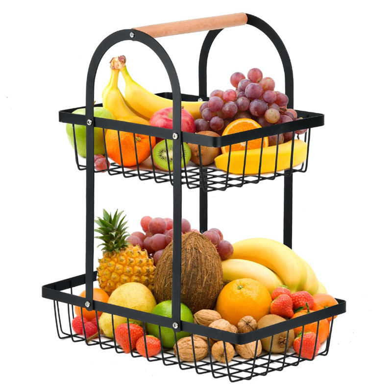 Belfry Kitchen Andrae Metal Fruit Basket