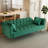 Cathal Velvet Sleeper convertible love seat sofa, American retro velvet, suitable for small living room, bedroom-497704523