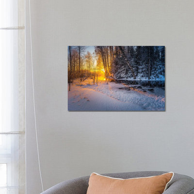 Freezing Winter Morning 1 Piece Wrapped Canvas Wall Art