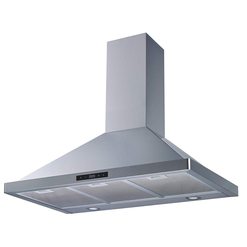 W103B Series 36" 600 CFM Convertible Wall Mount Range Hood in Stainless Steel