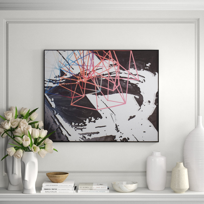 Abstract Lines Print