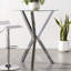 Table de pub en chrome Craig-Luka